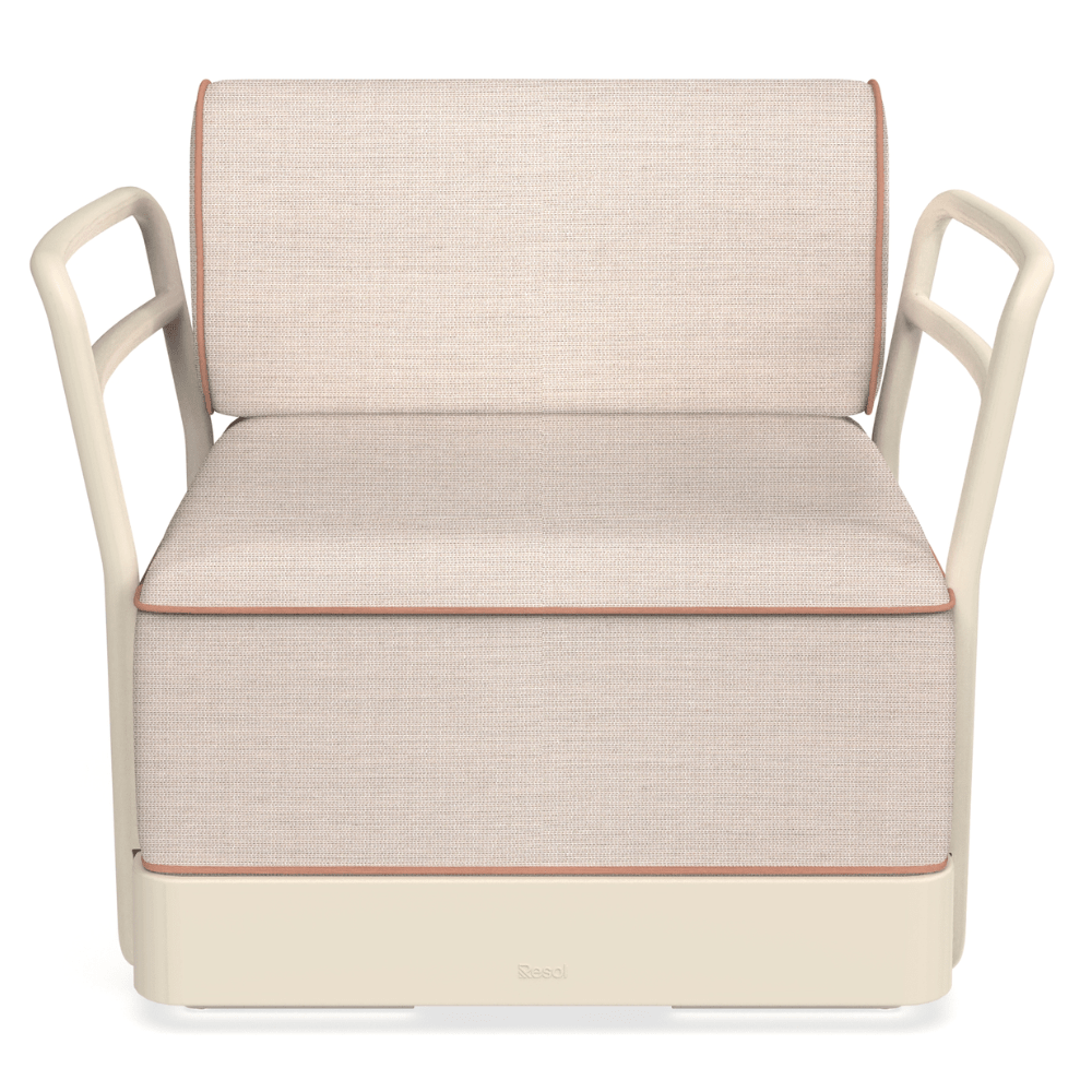 Sillón de Áreas de Exterior Modular - RESOL BRISA SILLÓN - Varios Colores - Polipropileno Reciclado con Fibra de Vidrio - Protección UV - 06802 - Resol - NOGAL BEAT - Sofá de Terraza