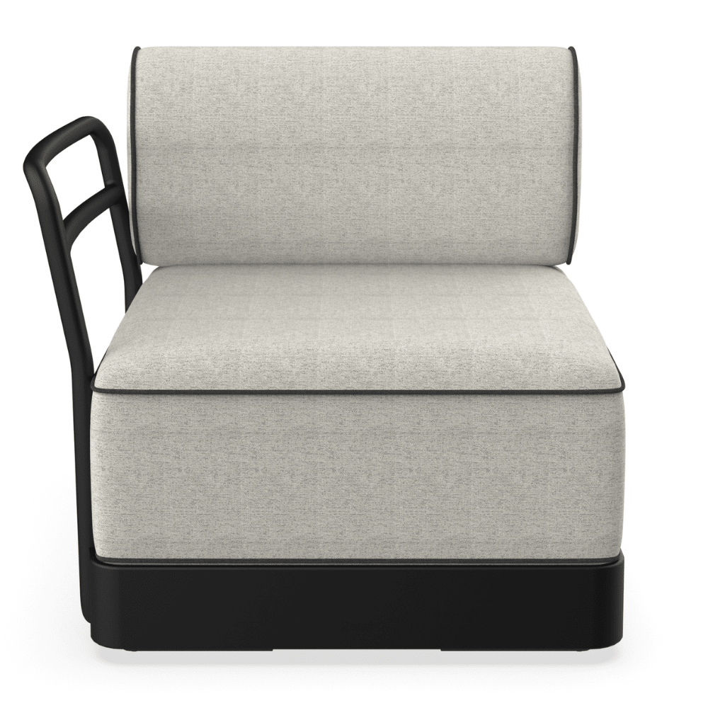 Sillón de Áreas de Exterior Modular - RESOL BRISA SILLÓN - Varios Colores - Polipropileno Reciclado con Fibra de Vidrio - Protección UV - 06883 - Resol - NOGAL BEAT - Sofá de Terraza