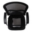 Sillón de Oficina de Visita Respaldo Medio - VERSA ALTUS MIURA VISITANTE - Estructura Aluminio - Asiento y Respaldo en Malla con Soporte Lumbar - AL-265 - VERSA - NOGAL BEAT - Silla de Visita