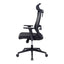 Sillón de Oficina Ejecutivo con Cabecera Ajustable - VERSA ALTUS MAGNI CABECERA - Estructura Aluminio - Mecanismo Reclinable con Bloqueo en Tres Posiciones - AL-2641 - VERSA - NOGAL BEAT - Silla Ejecutiva