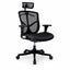 Sillón de Oficina Ejecutivo Respaldo Alto con Cabecera Ajustable - VERSA ALTUS MIURA - Estructura Aluminio - Soporte Lumbar Tipo Perchero en Malla - AL-267 - VERSA - NOGAL BEAT - Silla Ejecutiva
