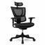 Sillón de Oficina Ejecutivo Respaldo Alto con Cabecera Ajustable - VERSA ALTUS STELLA - Estructura Aluminio - Asiento y Respaldo en Malla con Soporte Lumbar - AL-2519 - VERSA - NOGAL BEAT - Silla Ejecutiva