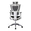Sillón de Oficina Ejecutivo Respaldo Alto con Cabecera Ajustable - VERSA ALTUS STELLA PRO - Estructura Aluminio - Asiento y Respaldo en Malla con Soporte Lumbar - AL-2510 - VERSA - NOGAL BEAT - Silla Ejecutiva