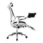 Sillón de Oficina Ejecutivo Respaldo Alto con Cabecera Ajustable - VERSA ALTUS STELLA PRO - Estructura Aluminio - Asiento y Respaldo en Malla con Soporte Lumbar - AL-2510 - VERSA - NOGAL BEAT - Silla Ejecutiva