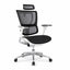 Sillón de Oficina Ejecutivo Respaldo Alto con Cabecera Ajustable - VERSA ALTUS STELLA PRO - Estructura Aluminio - Asiento y Respaldo en Malla con Soporte Lumbar - AL-2510 - VERSA - NOGAL BEAT - Silla Ejecutiva