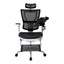 Sillón de Oficina Ejecutivo Respaldo Alto con Cabecera Ajustable - VERSA ALTUS STELLA PRO - Estructura Aluminio - Asiento y Respaldo en Malla con Soporte Lumbar - AL-2510 - VERSA - NOGAL BEAT - Silla Ejecutiva