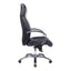 Sillón de Oficina Ejecutivo Respaldo Alto - VERSA ALTUS AVANTI - Estructura Aluminio - Asiento y Respaldo Tapizado en Piel Espuma Pu - AL-250 - VERSA - NOGAL BEAT - Silla Directiva