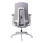 Sillón de Oficina Ejecutivo Respaldo Alto - VERSA ALTUS CROFT - Estructura Aluminio - Asiento Tapizado en Tela Bondeada - AL-2600G - VERSA - NOGAL BEAT - Silla Directiva