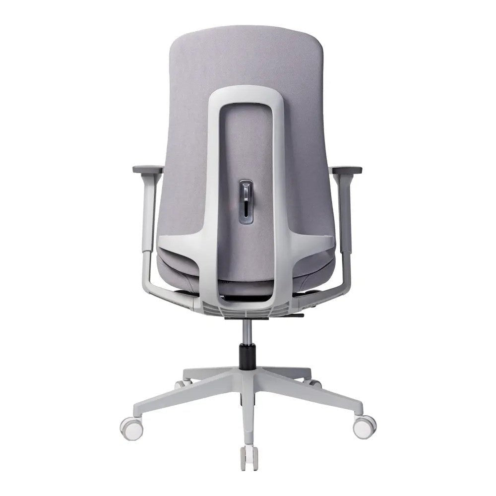 Sillón de Oficina Ejecutivo Respaldo Alto - VERSA ALTUS CROFT - Estructura Aluminio - Asiento Tapizado en Tela Bondeada - AL-2600G - VERSA - NOGAL BEAT - Silla Directiva