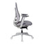 Sillón de Oficina Ejecutivo Respaldo Alto - VERSA ALTUS CROFT - Estructura Aluminio - Asiento Tapizado en Tela Bondeada - AL-2600G - VERSA - NOGAL BEAT - Silla Directiva