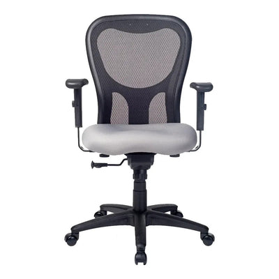 Sillón de Oficina Ejecutivo Respaldo Alto - VERSA ALTUS FREEDOM - Estructura Aluminio - Asiento Tapizado en Tela Pu 60kg/m3 Retardante - AL-321T - VERSA - NOGAL BEAT - Silla Ejecutiva