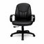 Sillón de Oficina Ejecutivo Respaldo Alto - VERSA ALTUS PORTO - Estructura Aluminio - Asiento y Respaldo Tapizados Pu Alto Grado Negro - AL-490 - VERSA - NOGAL BEAT - Silla Ejecutiva