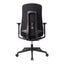 Sillón de Oficina Ejecutivo Respaldo Alto - VERSA ALTUS SOHO - Estructura Aluminio - Asiento Tapizado en Tela Bondeada - AL-2600N - VERSA - NOGAL BEAT - Silla Directiva