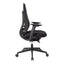 Sillón de Oficina Ejecutivo Respaldo Alto - VERSA ALTUS SOHO - Estructura Aluminio - Asiento Tapizado en Tela Bondeada - AL-2600N - VERSA - NOGAL BEAT - Silla Directiva