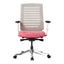 Sillón de Oficina Ejecutivo Respaldo Medio - VERSA ALTUS CELLA EJECUTIVO - Gris Blanco - Asiento en Pu Inyectado Retardante de Flama 60kg/m3 - AL-282 - VERSA - NOGAL BEAT - Silla Ejecutiva