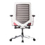 Sillón de Oficina Ejecutivo Respaldo Medio - VERSA ALTUS CELLA EJECUTIVO - Gris Blanco - Asiento en Pu Inyectado Retardante de Flama 60kg/m3 - AL-282 - VERSA - NOGAL BEAT - Silla Ejecutiva