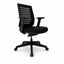 Sillón de Oficina Ejecutivo Respaldo Medio - VERSA ALTUS CELLA EJECUTIVO - Negra Negro - Asiento en Pu Inyectado Retardante de Flama 60kg/m3 - AL-282NNN - VERSA - NOGAL BEAT - Silla Ejecutiva