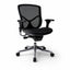 Sillón de Oficina Ejecutivo Respaldo Medio - VERSA ALTUS - Estructura Aluminio - Asiento y Respaldo en Malla con Soporte Lumbar y Miura sin Cabecera - AL-261 - VERSA - NOGAL BEAT - Silla Ejecutiva
