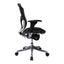 Sillón de Oficina Ejecutivo Respaldo Medio - VERSA ALTUS - Estructura Aluminio - Asiento y Respaldo en Malla con Soporte Lumbar y Miura sin Cabecera - AL-261 - VERSA - NOGAL BEAT - Silla Ejecutiva