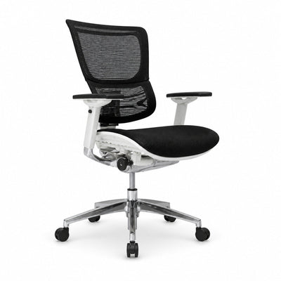 Sillón de Oficina Ejecutivo Respaldo Medio - VERSA ALTUS - Estructura Aluminio - Asiento y Respaldo en Malla con Soporte Lumbar y Stella Plus sin Cabecera - AL-2514 - VERSA - NOGAL BEAT - Silla Ejecutiva