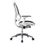 Sillón de Oficina Ejecutivo Respaldo Medio - VERSA ALTUS - Estructura Aluminio - Asiento y Respaldo en Malla con Soporte Lumbar y Stella Plus sin Cabecera - AL-2514 - VERSA - NOGAL BEAT - Silla Ejecutiva