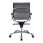 Sillón de Oficina Ejecutivo Respaldo Medio - VERSA ALTUS - Estructura Aluminio - Asiento y Respaldo Tapizado en Pu Gris - AL-652G - VERSA - NOGAL BEAT - Silla Ejecutiva