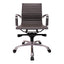 Sillón de Oficina Ejecutivo Respaldo Medio - VERSA ALTUS - Estructura Aluminio - Asiento y Respaldo Tapizado en Pu Negro - AL-652N - VERSA - NOGAL BEAT - Silla Ejecutiva
