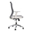 Sillón de Oficina Ejecutivo - VERSA ALTUS LUMINA - Estructura Aluminio - Asiento Tapizado y Respaldo con Soporte Lumbar Ajustable - AL-2630 - VERSA - NOGAL BEAT - Silla Ejecutiva