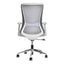Sillón de Oficina Ejecutivo - VERSA ALTUS LUMINA - Estructura Aluminio - Asiento Tapizado y Respaldo con Soporte Lumbar Ajustable - AL-2630 - VERSA - NOGAL BEAT - Silla Ejecutiva