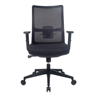 Sillón de Oficina Ejecutivo - VERSA ALTUS MAGNI - Estructura Aluminio - Asiento Tapizado y Respaldo con Soporte Lumbar Marco - AL-2643 - VERSA - NOGAL BEAT - Silla Ejecutiva