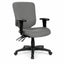 Sillón de Oficina Gerencial Uso Rudo - VERSA ALTUS METRO - Estructura Aluminio - Asiento y Respaldo con Soporte Lumbar Tapizado - AL-460 - VERSA - NOGAL BEAT - Silla Directiva
