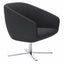 Sillón de Recepción 1 Plaza - LABENZE BECK - Asiento y Respaldo Tapizados - 155-20800-000 GRADO 0 - Labenze - NOGAL BEAT - Sillón Ocasional