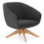 Sillón de Recepción 1 Plaza - LABENZE BECK - Asiento y Respaldo Tapizados - 155-20830-000 GRADO 0 - Labenze - NOGAL BEAT - Sillón Ocasional