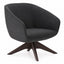 Sillón de Recepción 1 Plaza - LABENZE BECK - Asiento y Respaldo Tapizados - 155-20830-000 GRADO 0 - Labenze - NOGAL BEAT - Sillón Ocasional