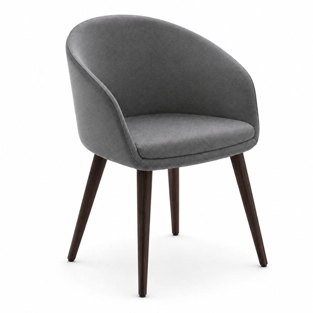 Sillón de Recepción 1 Plaza - LABENZE GALA - Varios Colores - Tapizado con Respaldo y Descansabrazos - 155-33000-000 GRADO 0 - Labenze - NOGAL BEAT - Sillón Ocasional