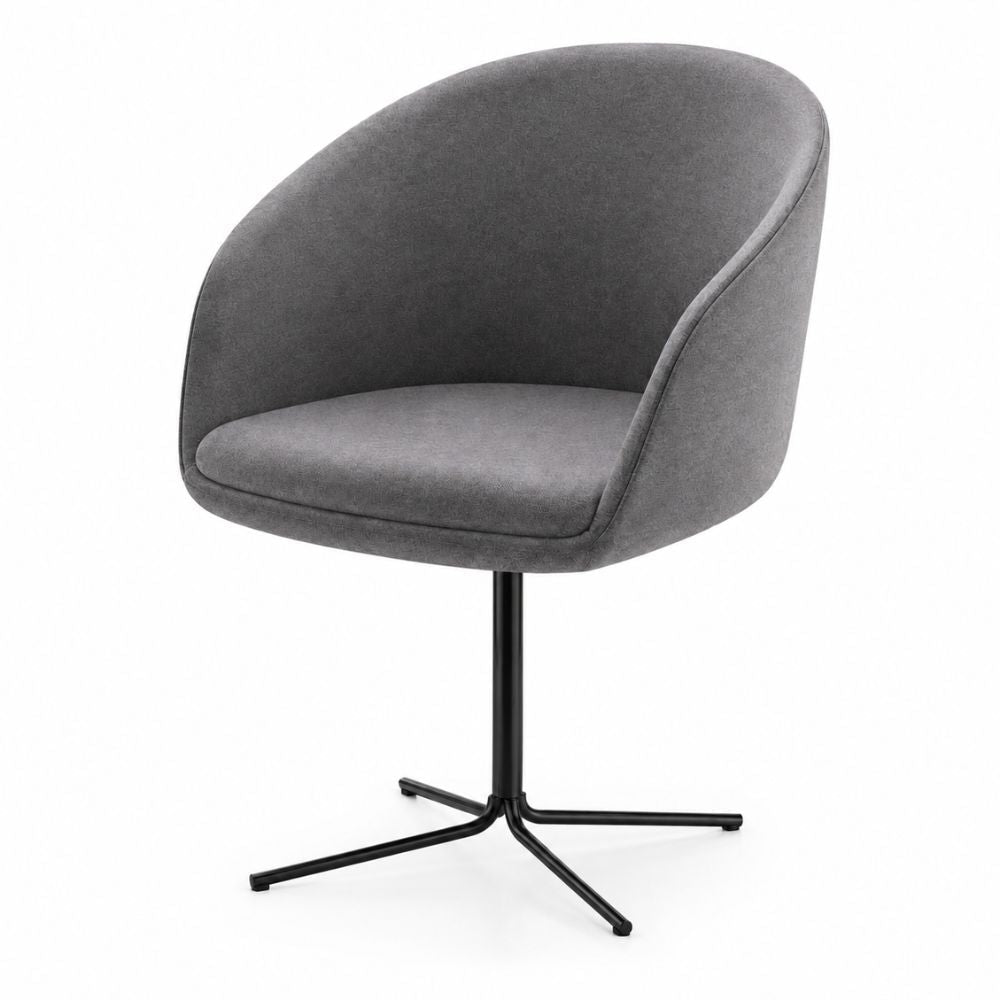 Sillón de Recepción 1 Plaza - LABENZE GALA - Varios Colores - Tapizado con Respaldo y Descansabrazos - 155-33010-NGO GRADO 0 - Labenze - NOGAL BEAT - Sillón Ocasional