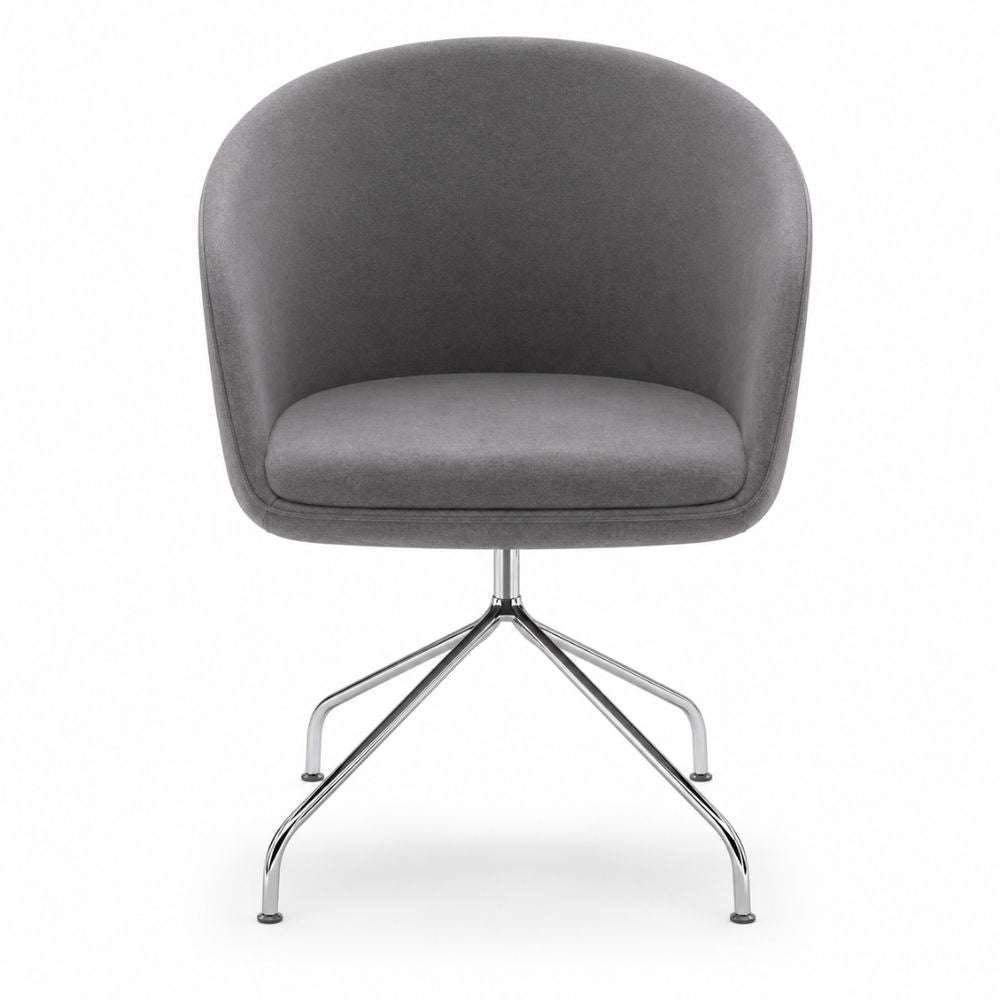 Sillón de Recepción 1 Plaza - LABENZE GALA - Varios Colores - Tapizado con Respaldo y Descansabrazos - 155-33020-CRO GRADO 0 - Labenze - NOGAL BEAT - Sillón Ocasional