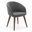 Sillón de Recepción 1 Plaza - LABENZE GALA - Varios Colores - Tapizado con Respaldo y Descansabrazos - 155-33000-000 GRADO 0 - Labenze - NOGAL BEAT - Sillón Ocasional
