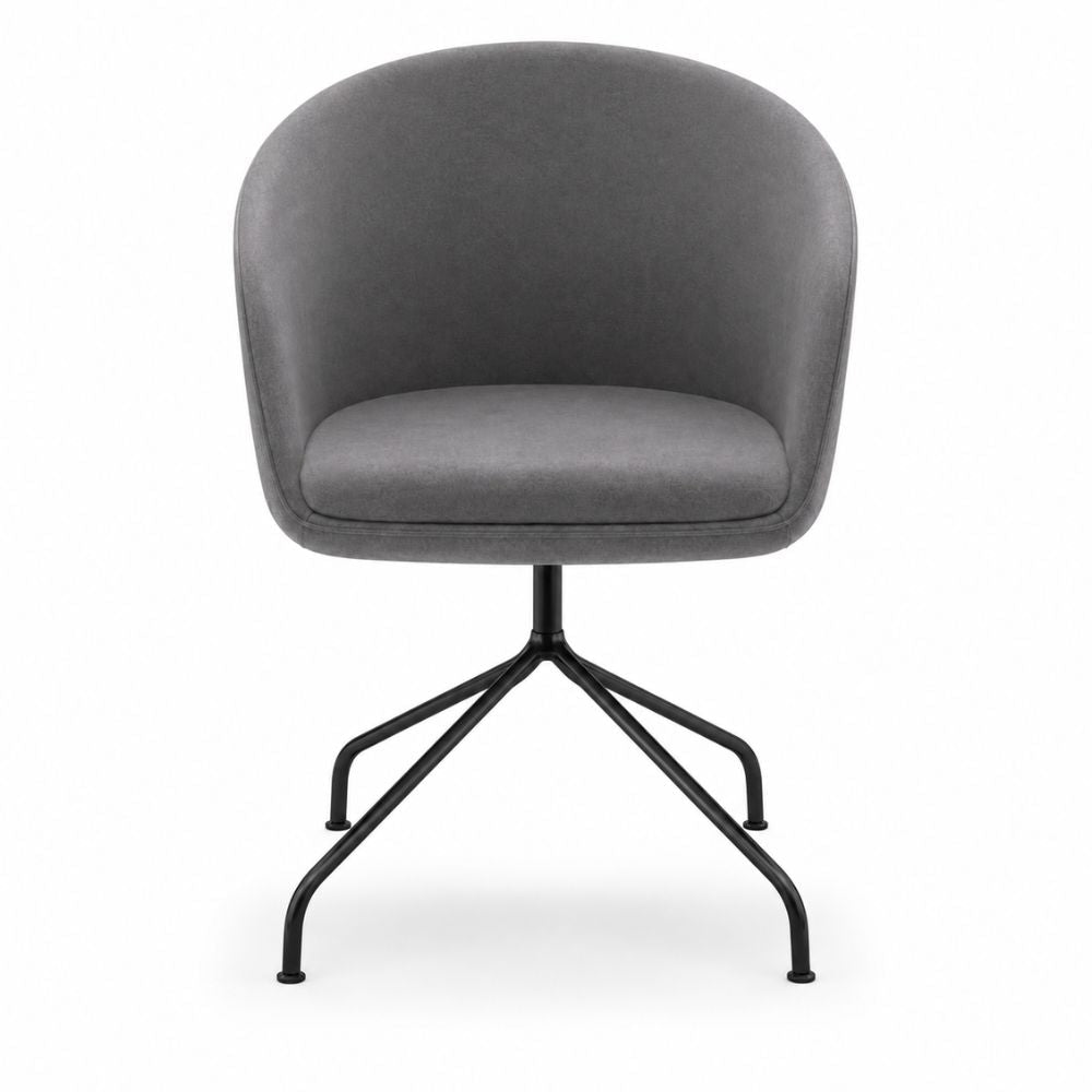 Sillón de Recepción 1 Plaza - LABENZE GALA - Varios Colores - Tapizado con Respaldo y Descansabrazos - 155-33020-NGO GRADO 0 - Labenze - NOGAL BEAT - Sillón Ocasional