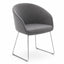 Sillón de Recepción 1 Plaza - LABENZE GALA - Varios Colores - Tapizado con Respaldo y Descansabrazos - 155-33035-CRO GRADO 0 - Labenze - NOGAL BEAT - Sillón Ocasional