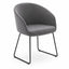 Sillón de Recepción 1 Plaza - LABENZE GALA - Varios Colores - Tapizado con Respaldo y Descansabrazos - 155-33035-NGO GRADO 0 - Labenze - NOGAL BEAT - Sillón Ocasional