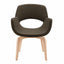 Sillón de Recepción 1 Plaza - LABENZE KIRA - Varios Colores - Tapizado con Respaldo y Descansabrazos - 155-19000-000 GRADO 0 - Labenze - NOGAL BEAT - Sillón Ocasional
