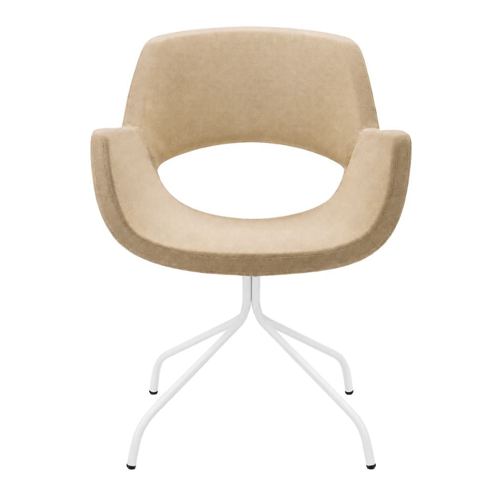 Sillón de Recepción 1 Plaza - LABENZE KIRA - Varios Colores - Tapizado con Respaldo y Descansabrazos - 155-19020-BCO GRADO 0 - Labenze - NOGAL BEAT - Sillón Ocasional