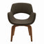 Sillón de Recepción 1 Plaza - LABENZE KIRA - Varios Colores - Tapizado con Respaldo y Descansabrazos - 155-19000-000 GRADO 0 - Labenze - NOGAL BEAT - Sillón Ocasional