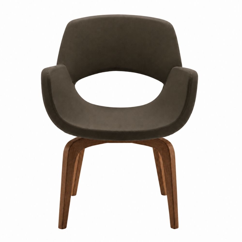 Sillón de Recepción 1 Plaza - LABENZE KIRA - Varios Colores - Tapizado con Respaldo y Descansabrazos - 155-19000-000 GRADO 0 - Labenze - NOGAL BEAT - Sillón Ocasional