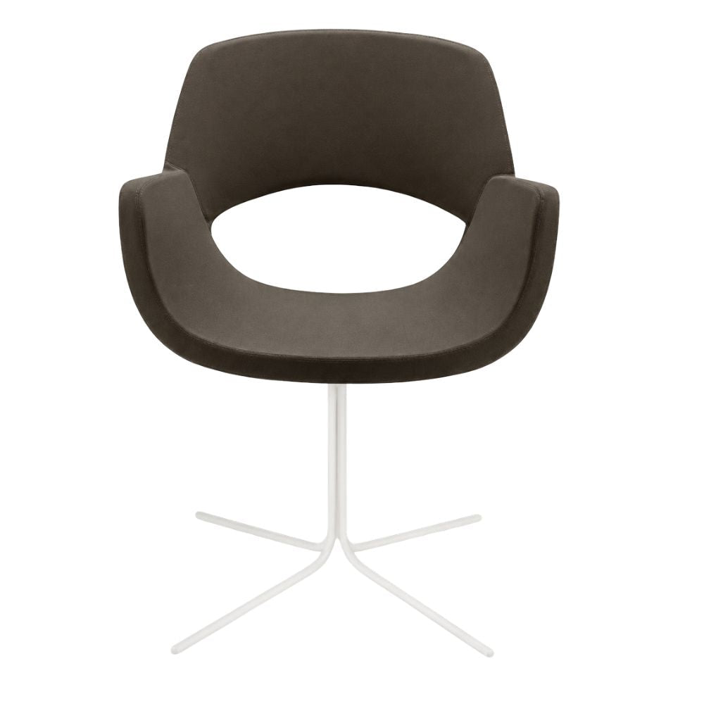 Sillón de Recepción 1 Plaza - LABENZE KIRA - Varios Colores - Tapizado con Respaldo y Descansabrazos - 155-19010-BCO GRADO 0 - Labenze - NOGAL BEAT - Sillón Ocasional