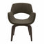 Sillón de Recepción 1 Plaza - LABENZE KIRA - Varios Colores - Tapizado con Respaldo y Descansabrazos - 155-19000-000 GRADO 0 - Labenze - NOGAL BEAT - Sillón Ocasional