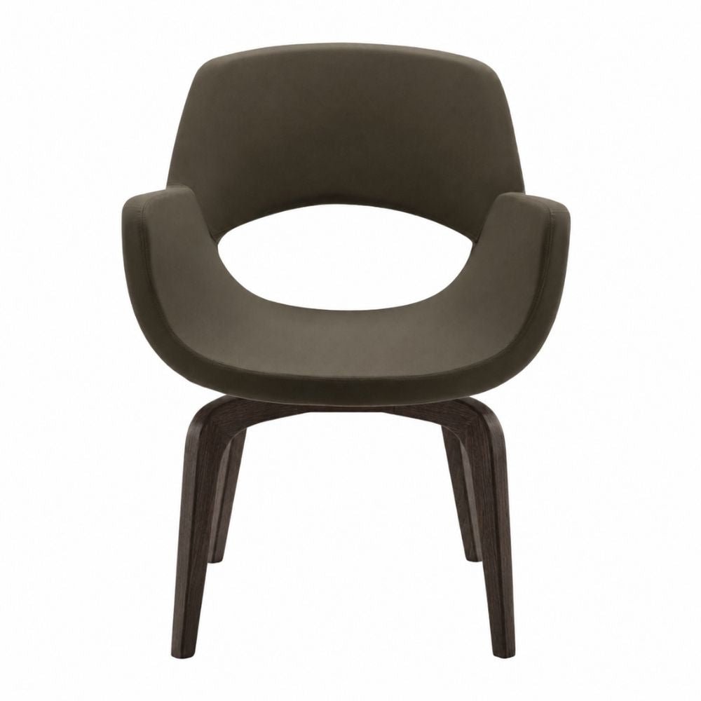 Sillón de Recepción 1 Plaza - LABENZE KIRA - Varios Colores - Tapizado con Respaldo y Descansabrazos - 155-19000-000 GRADO 0 - Labenze - NOGAL BEAT - Sillón Ocasional