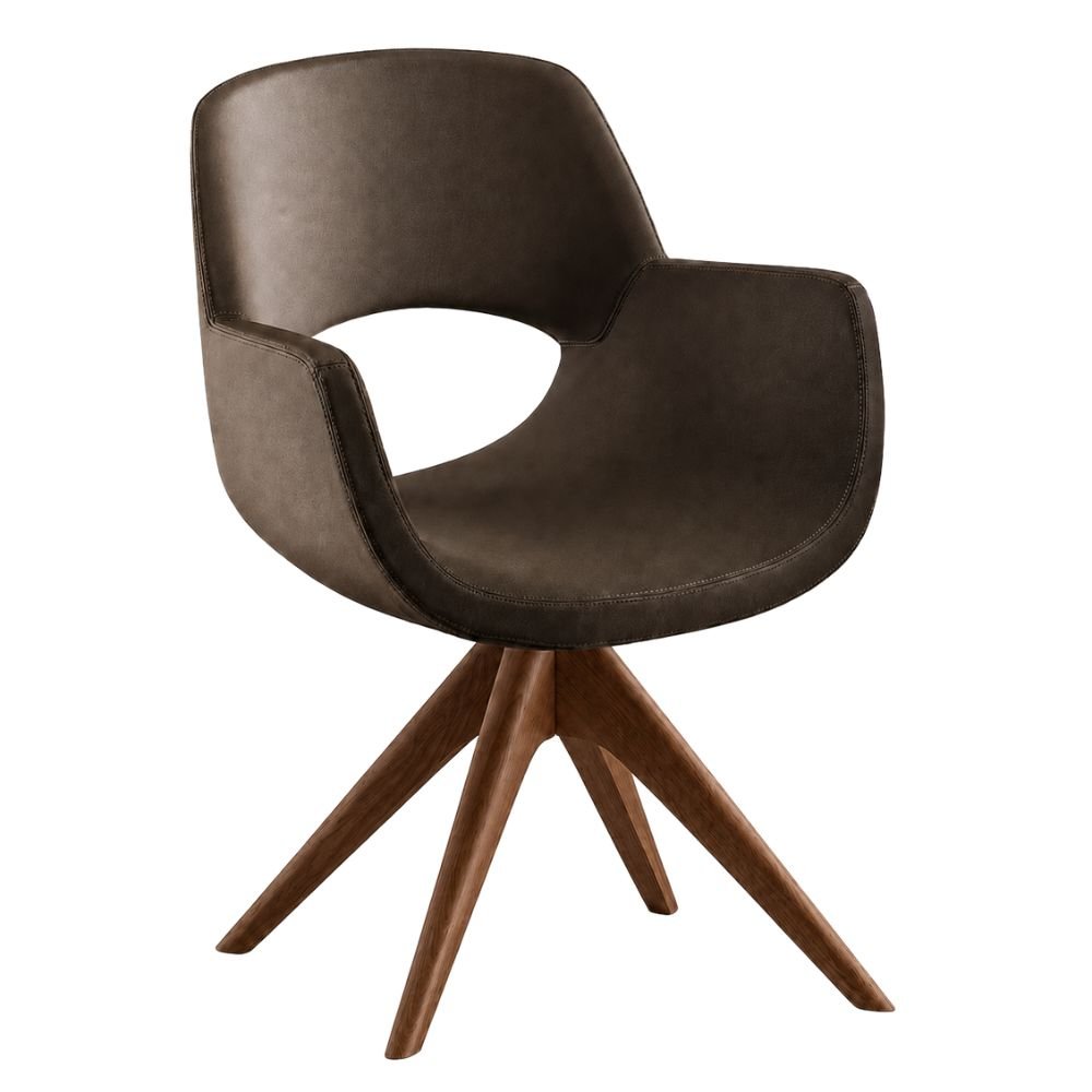 Sillón de Recepción 1 Plaza - LABENZE KIRA - Varios Colores - Tapizado con Respaldo y Descansabrazos - 155-19030-000 GRADO 0 - Labenze - NOGAL BEAT - Sillón Ocasional