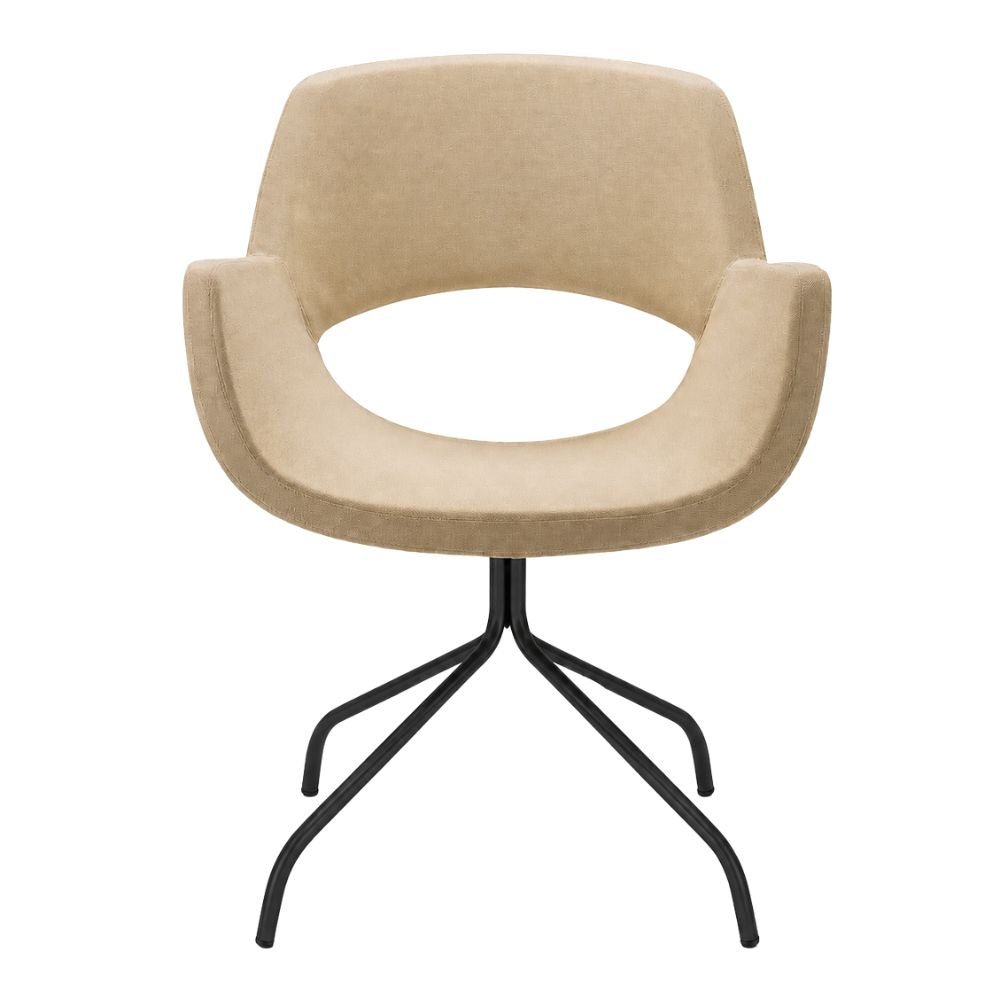 Sillón de Recepción 1 Plaza - LABENZE KIRA - Varios Colores - Tapizado con Respaldo y Descansabrazos - 155-19020-NGO GRADO 0 - Labenze - NOGAL BEAT - Sillón Ocasional